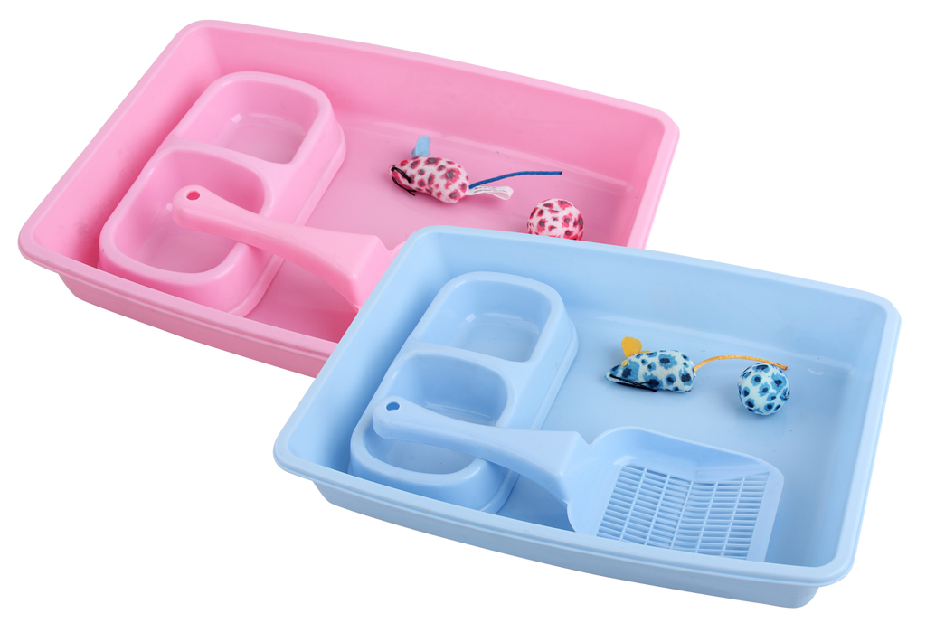 Pawise Kitten Starter Set Blau