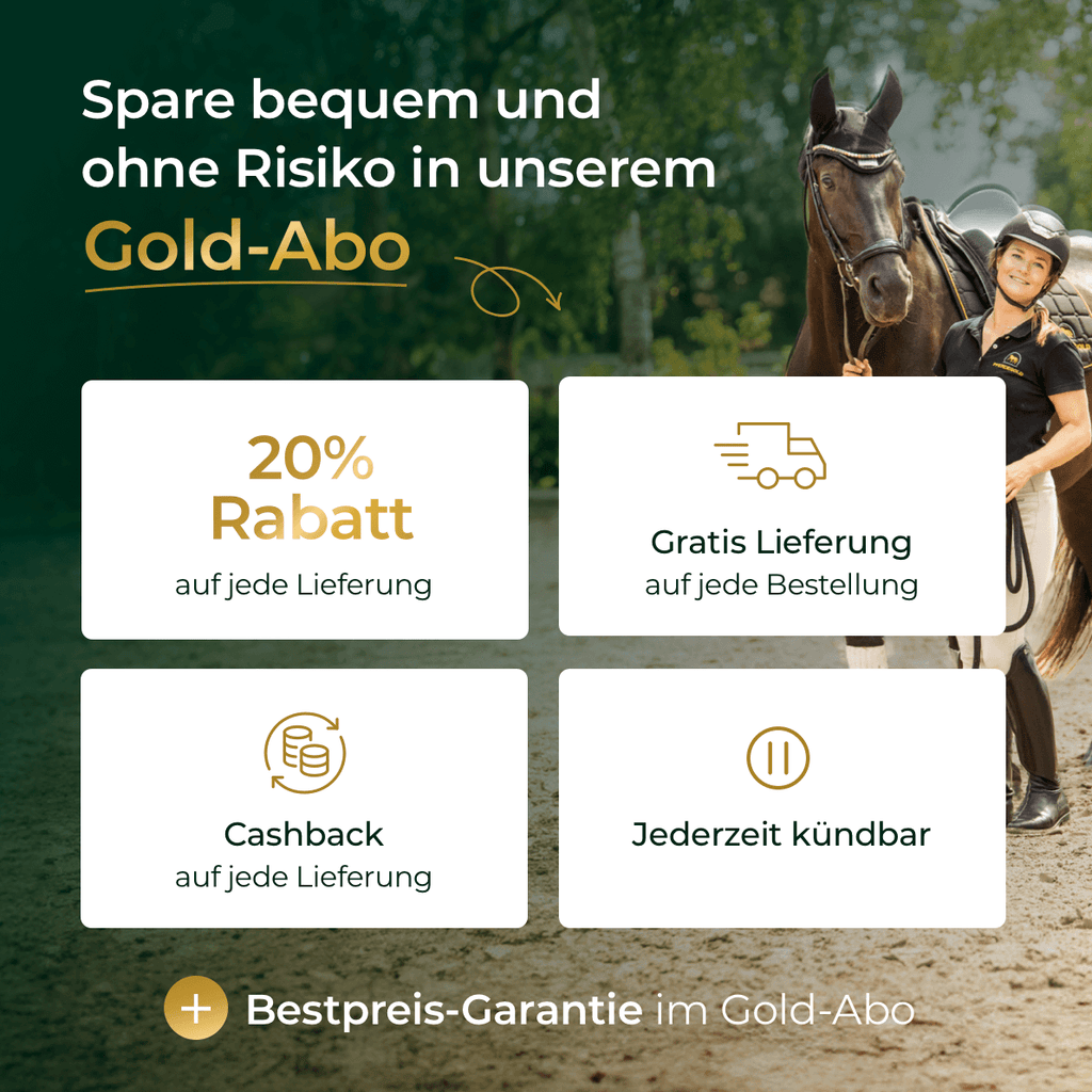 Pferdegold® Gelenke+ 2.0 – Gelenknahrung für Pferde mit Omega 3