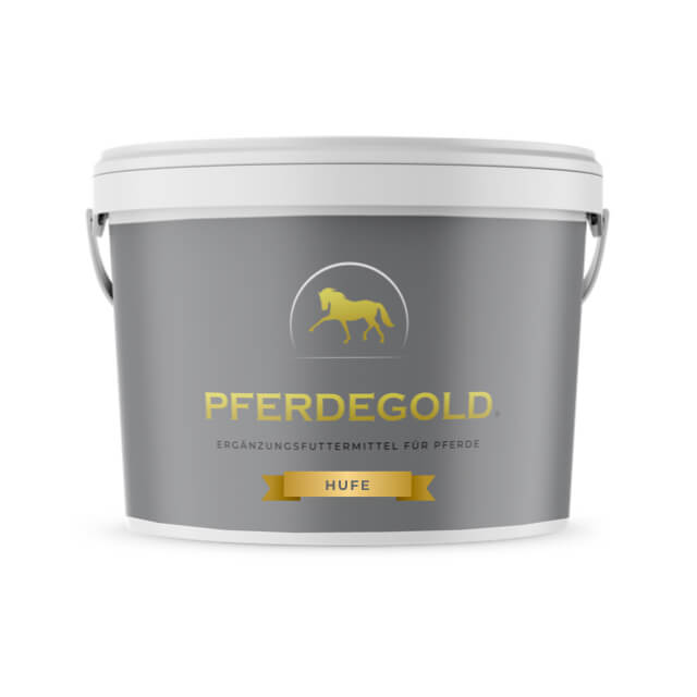 Pferdegold® Hufe – Ergänzungsfutter für gesunde Pferdehufe mit Biotin & Zink