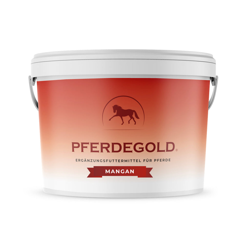Pferdegold® Mangan – Spurenelement-Ergänzung für Pferde mit Leinsaat & Spirulina