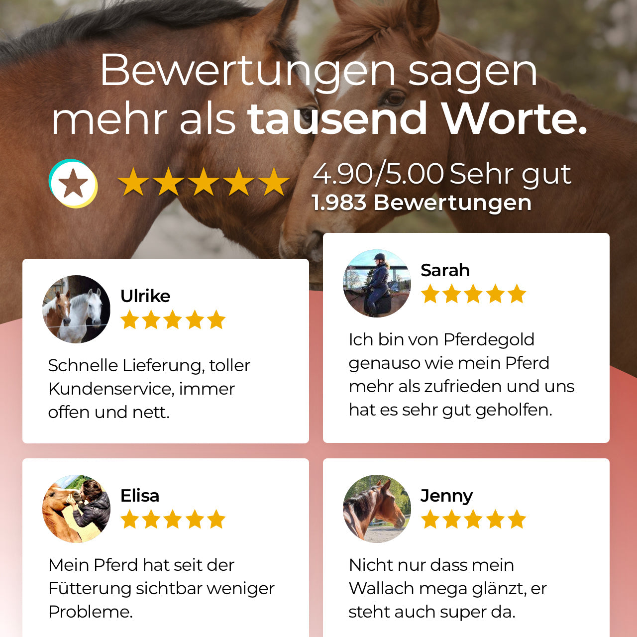 Pferdegold® Mangan – Spurenelement-Ergänzung für Pferde mit Leinsaat & Spirulina