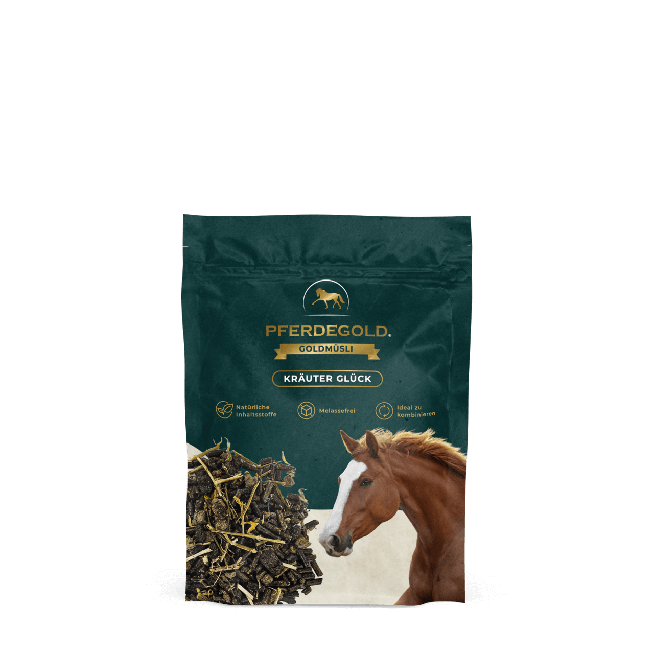 Pferdegold® Goldmüsli® Kräuter Glück – Kräutermüsli für Pferde