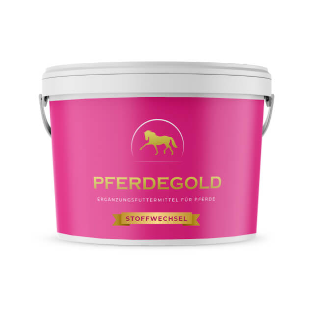 Pferdegold® Stoffwechsel – Ergänzungsfutter für Pferde mit Magnesium & Kräutern
