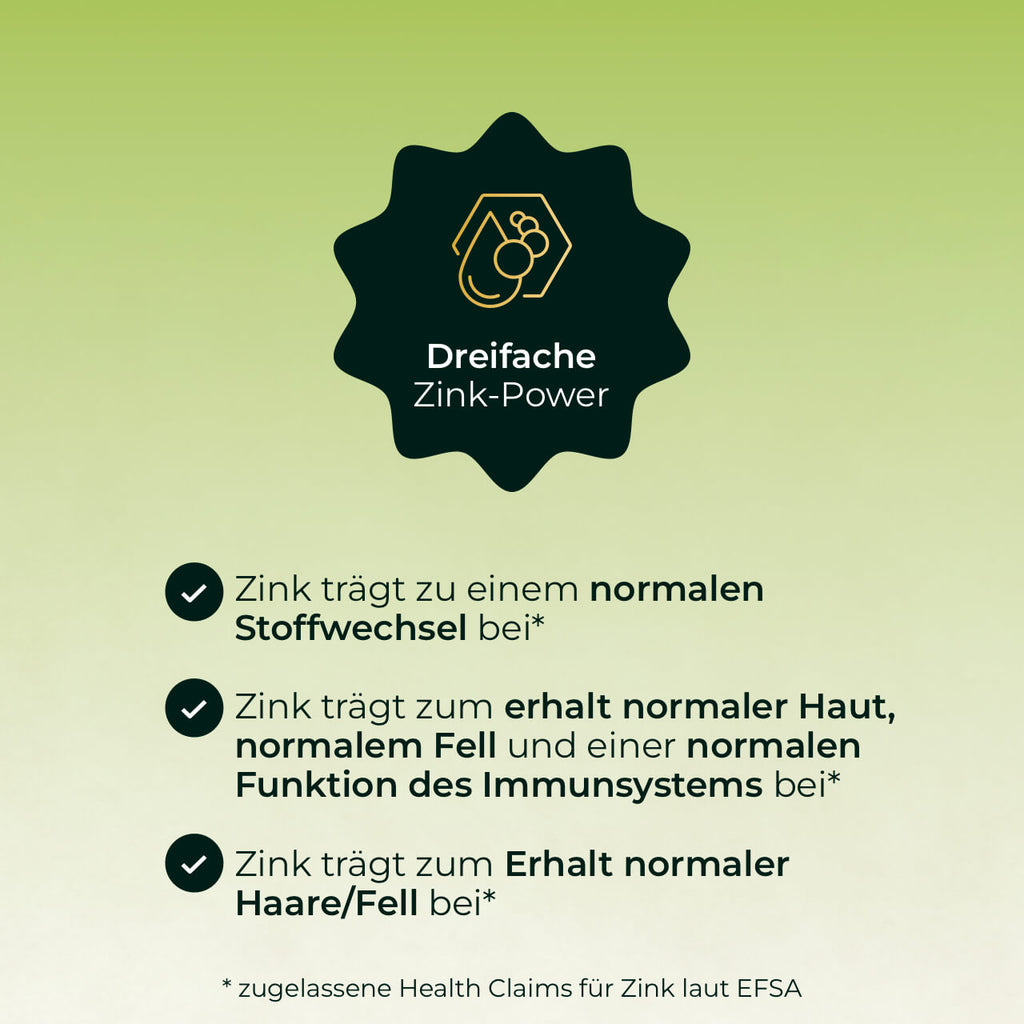 Pferdegold® Zink – Triple-Zink-Formel Ergänzungsfutter für Pferde 1,5 kg