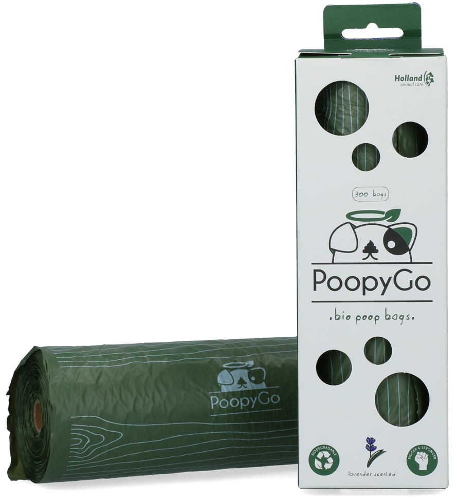 PoopyGo Umweltfreundlich Tissue Box Lavendelduft (300 Stück)