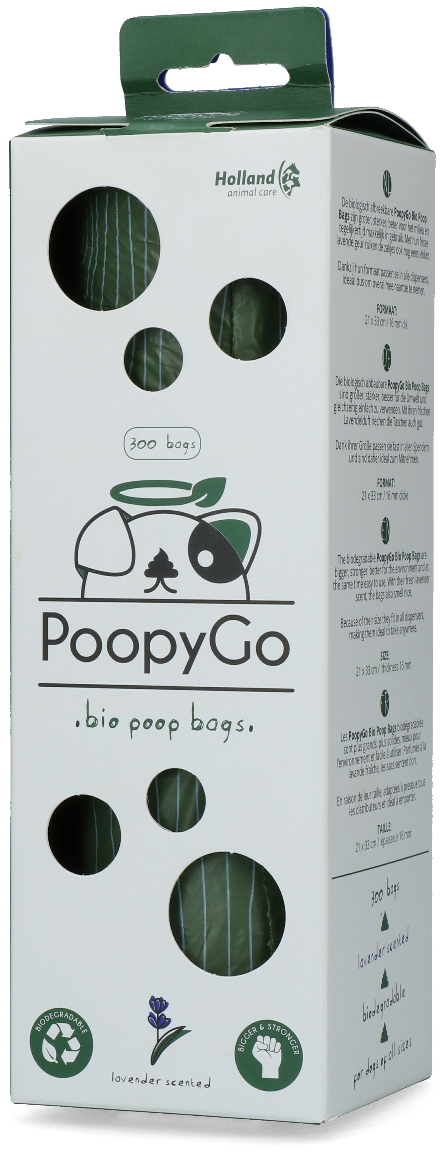 PoopyGo Umweltfreundlich Tissue Box Lavendelduft (300 Stück)