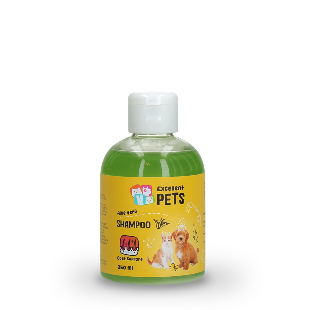 Hunde & Katzen Shampoo Aloe Vera 250ml Konzentrat – Excellent Pets