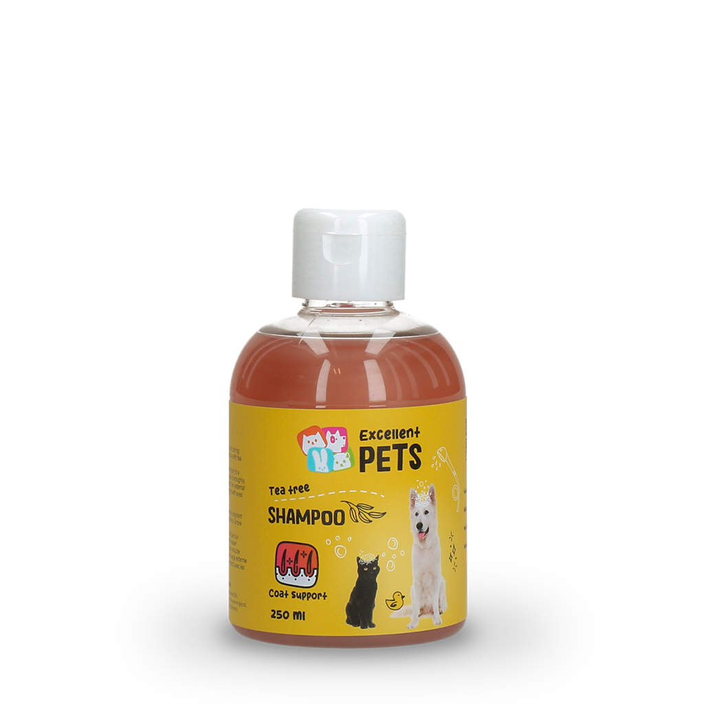 Hunde & Katzen Shampoo Teebaumöl 250ml Konzentrat – Excellent Pets