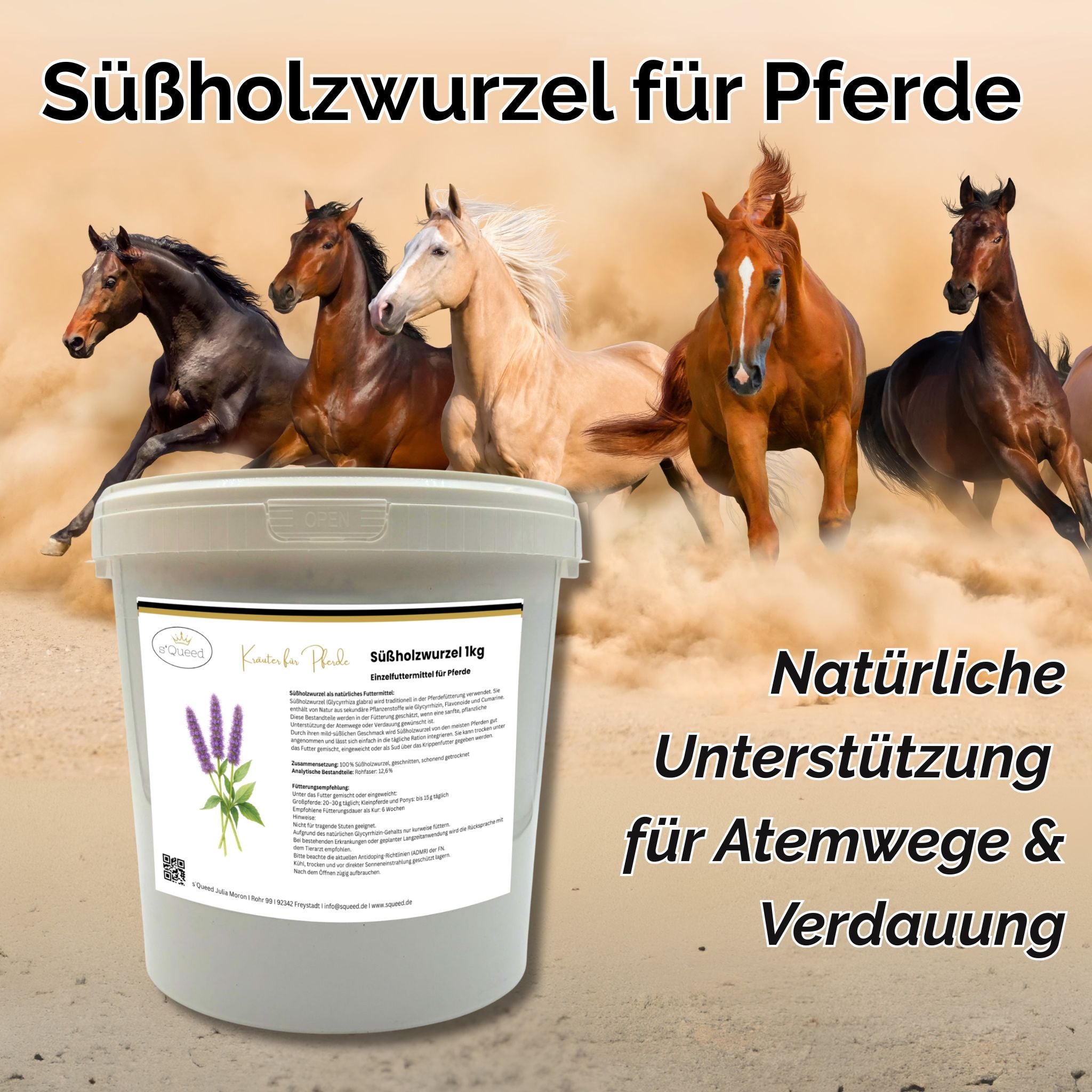 Süßholzwurzel Pferd 1kg - TierVita