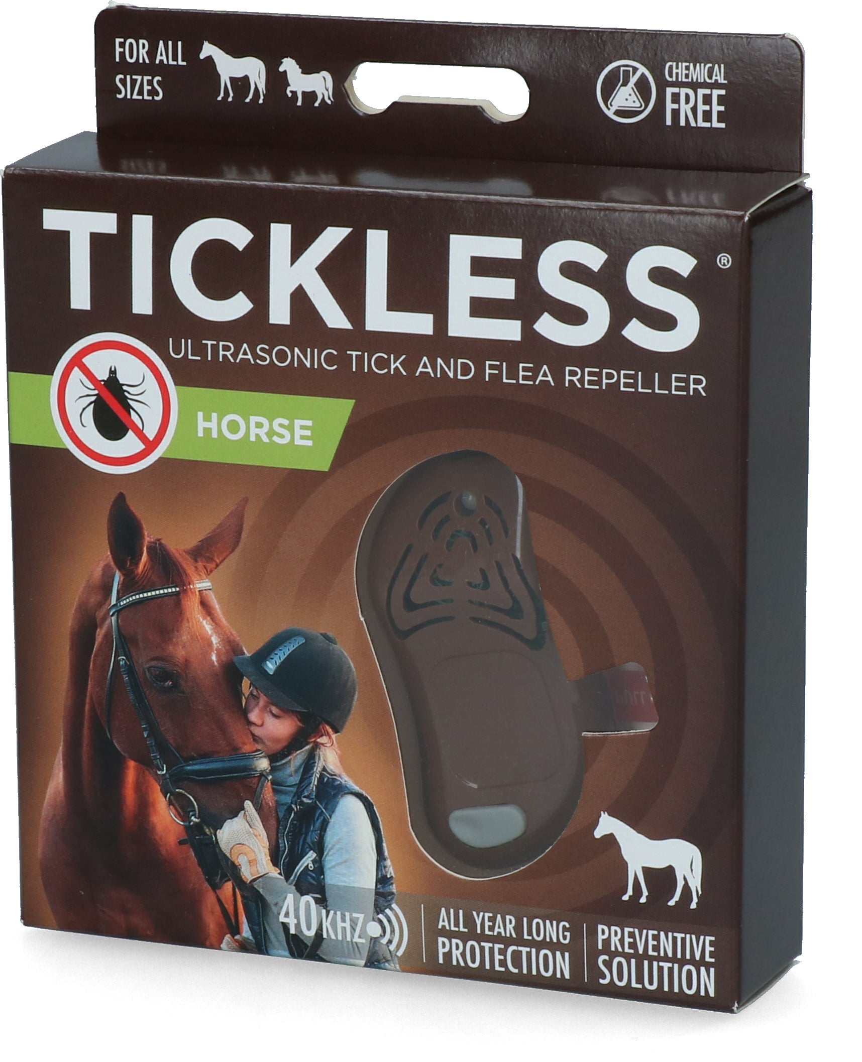 Tickless Horse Mindestschutz von 6 Monaten Braun