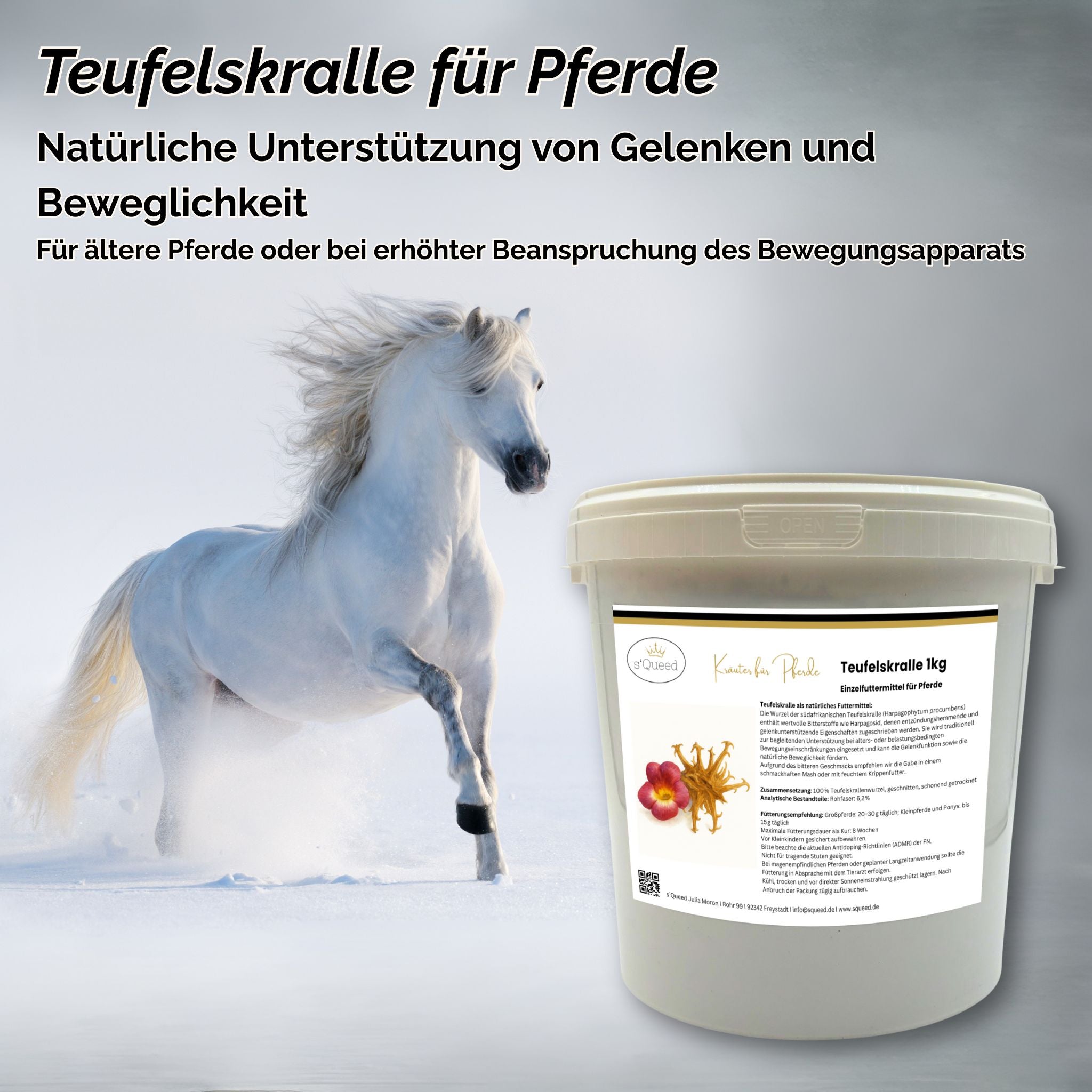 Teufelskralle Pferd geschnitten 1kg - TierVita