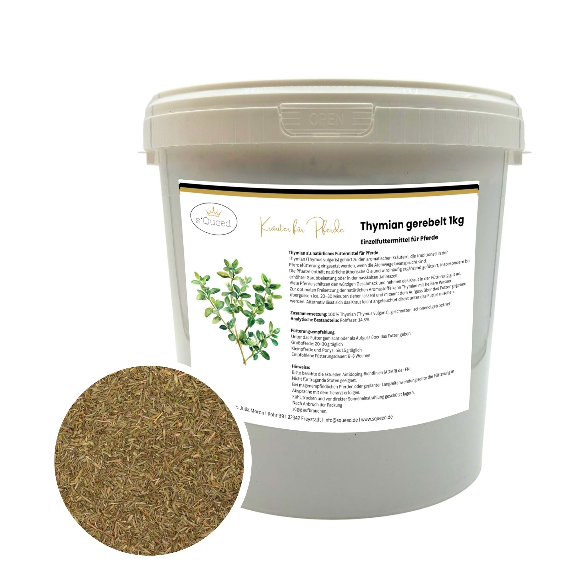 Thymian Pferd 1kg - TierVita