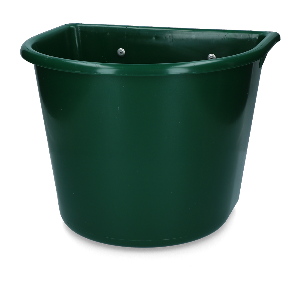 Futtertroge 15 l mit Haken Grün