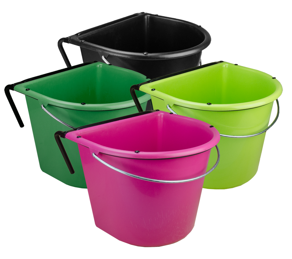 Futtertrog 15 l mit Einhängehaken und Henkel Grün