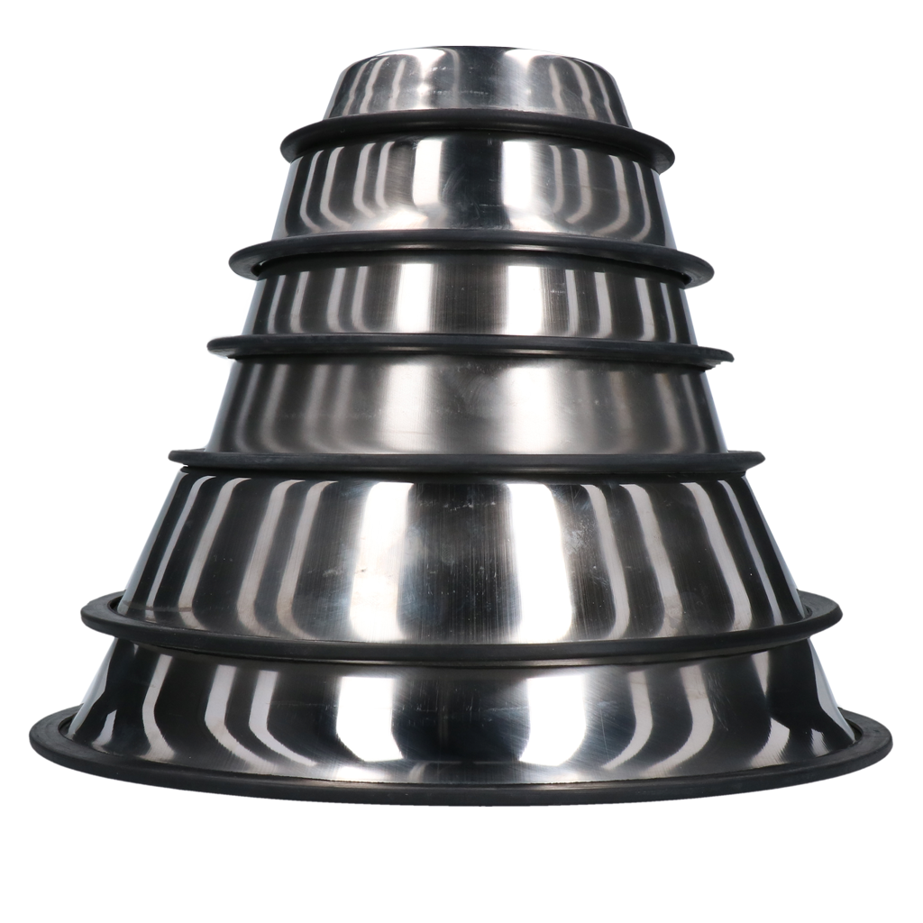 Anti-Rutsch Speise- & Trinkschale Edelstahl 1,80 ltr Ø 29 cm