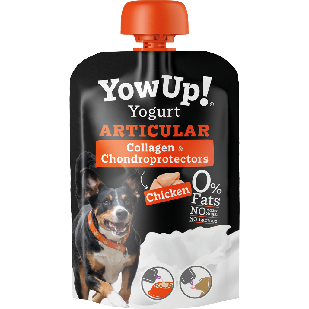 YowUp! Naturjoghurt Hund Huhn & Gelenke – 10er Squeeze-Pack