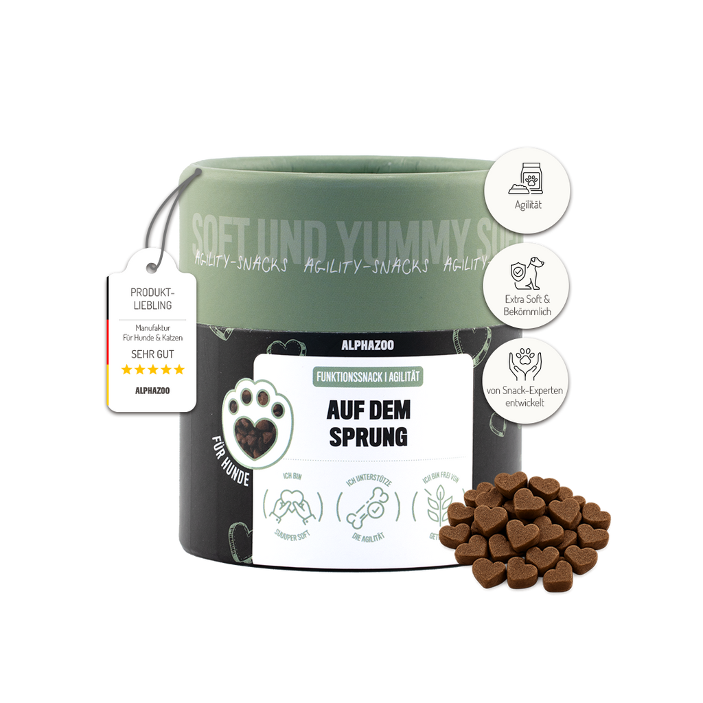 Auf Dem Sprung – Gelenksnack für Hunde mit Glucosamin, Chondroitin & MSM