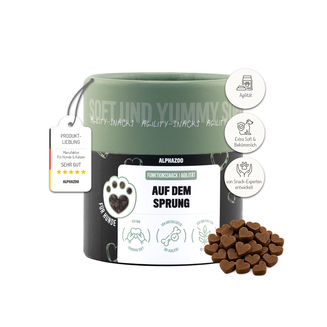 Auf Dem Sprung – Gelenksnack für Hunde mit Glucosamin, Chondroitin & MSM