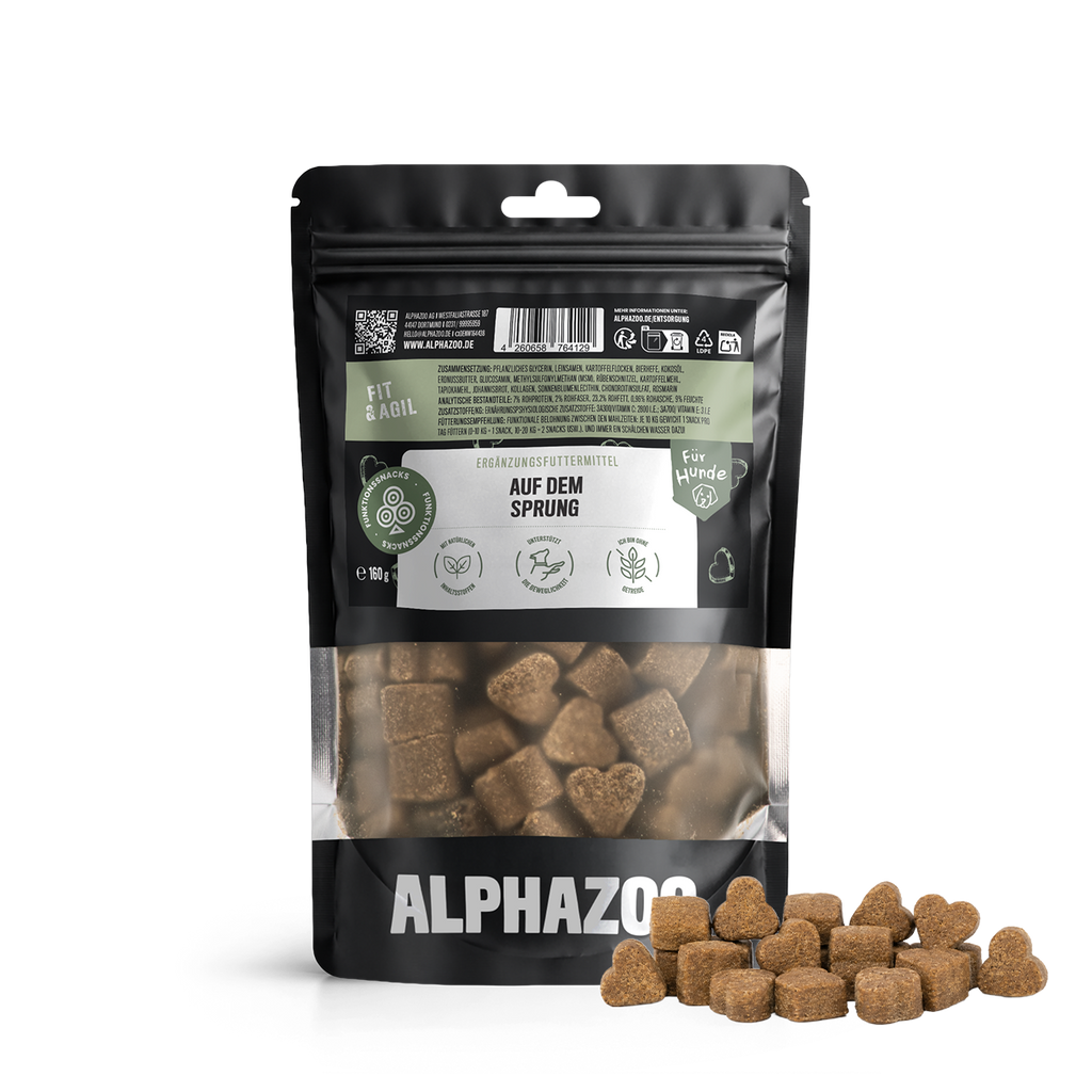 Auf Dem Sprung – Gelenksnack für Hunde mit Glucosamin, Chondroitin & MSM
