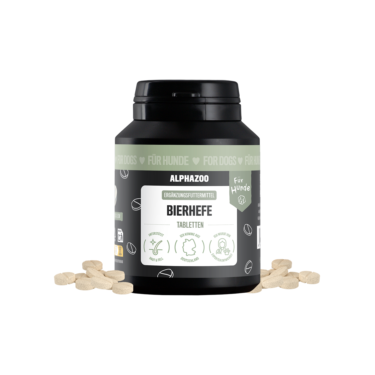 Bierhefe Tabletten für Hunde – mit Biotin für Fell & Haut