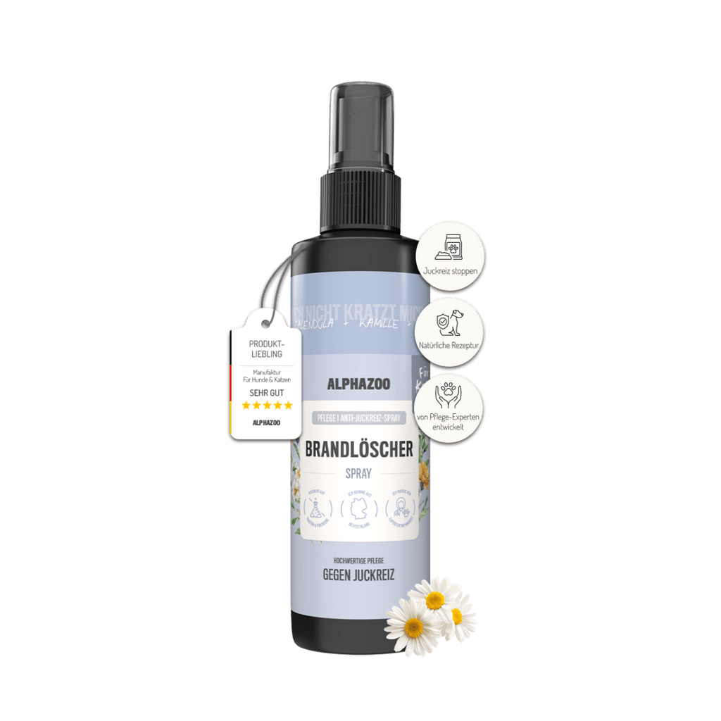 Brandlöscher Anti-Juckreiz Spray für Katzen – pflanzlich mit Kamille & Calendula