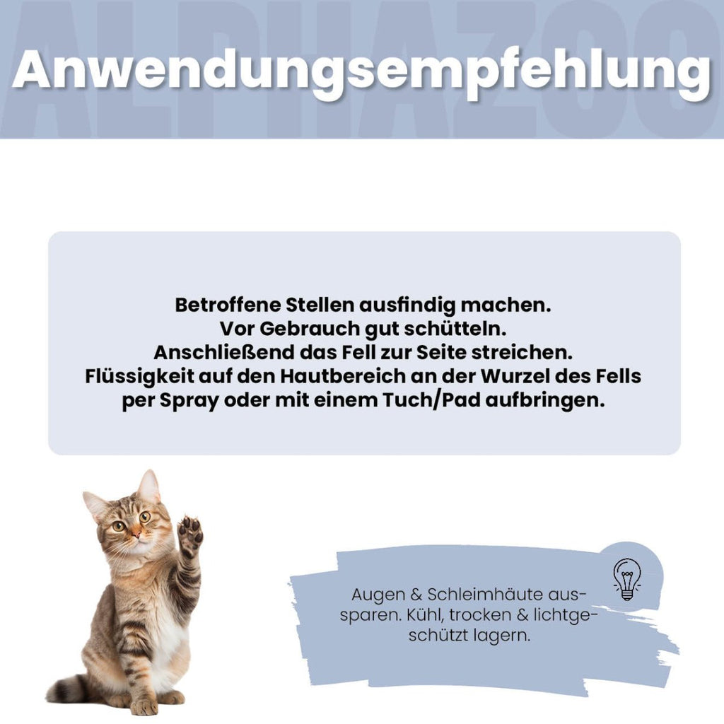 Brandlöscher Anti-Juckreiz Spray für Katzen – pflanzlich mit Kamille & Calendula