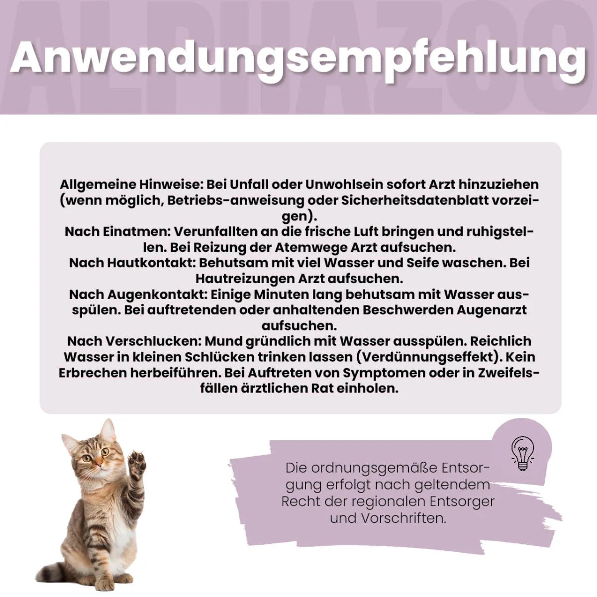 ByeByeVloh Spot-On für Katzen – pflanzlich mit Geraniol & Zitronen-Eukalyptus