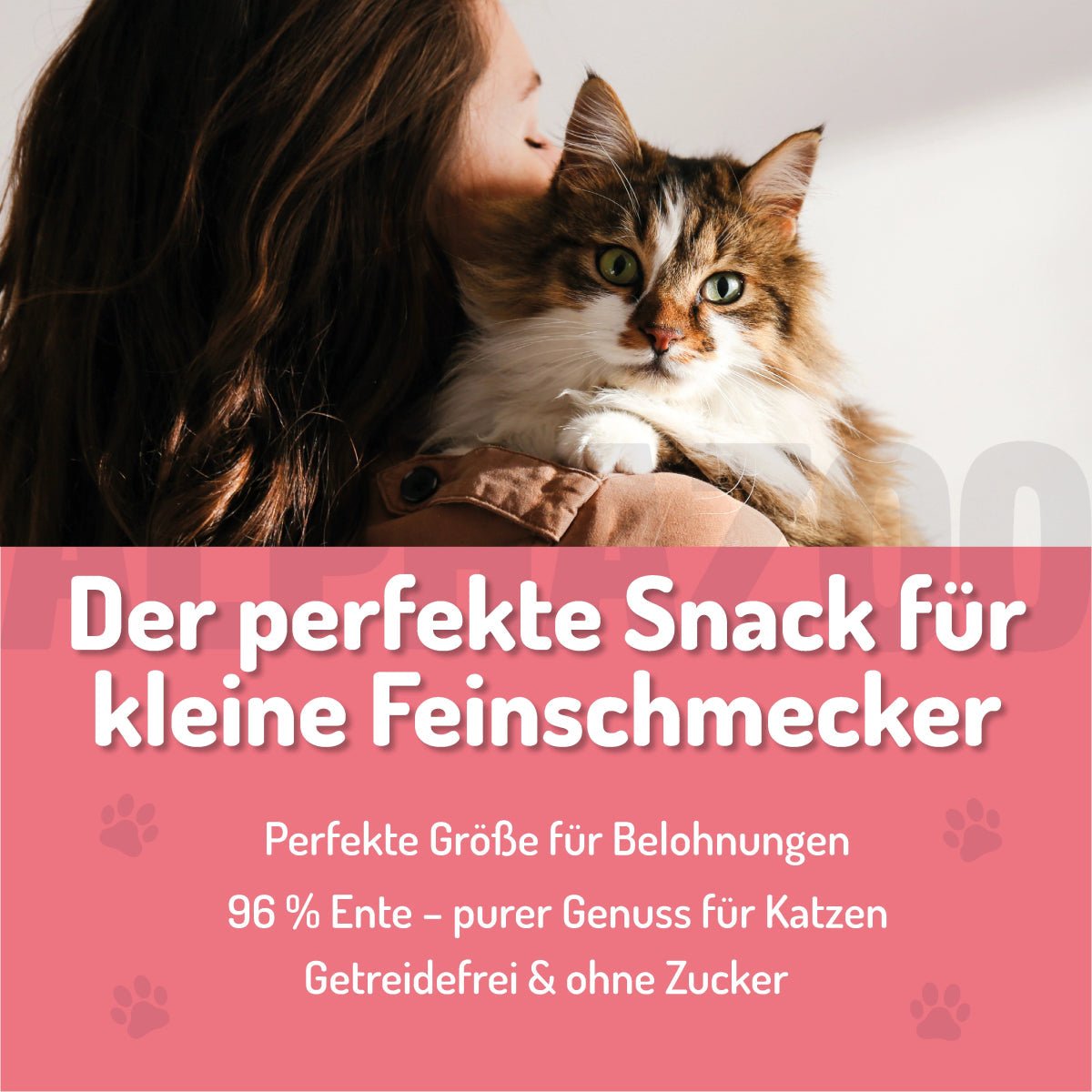 Ente Ente Ente Ente – Softsnack für Katzen, 96% Ente, getreidefrei