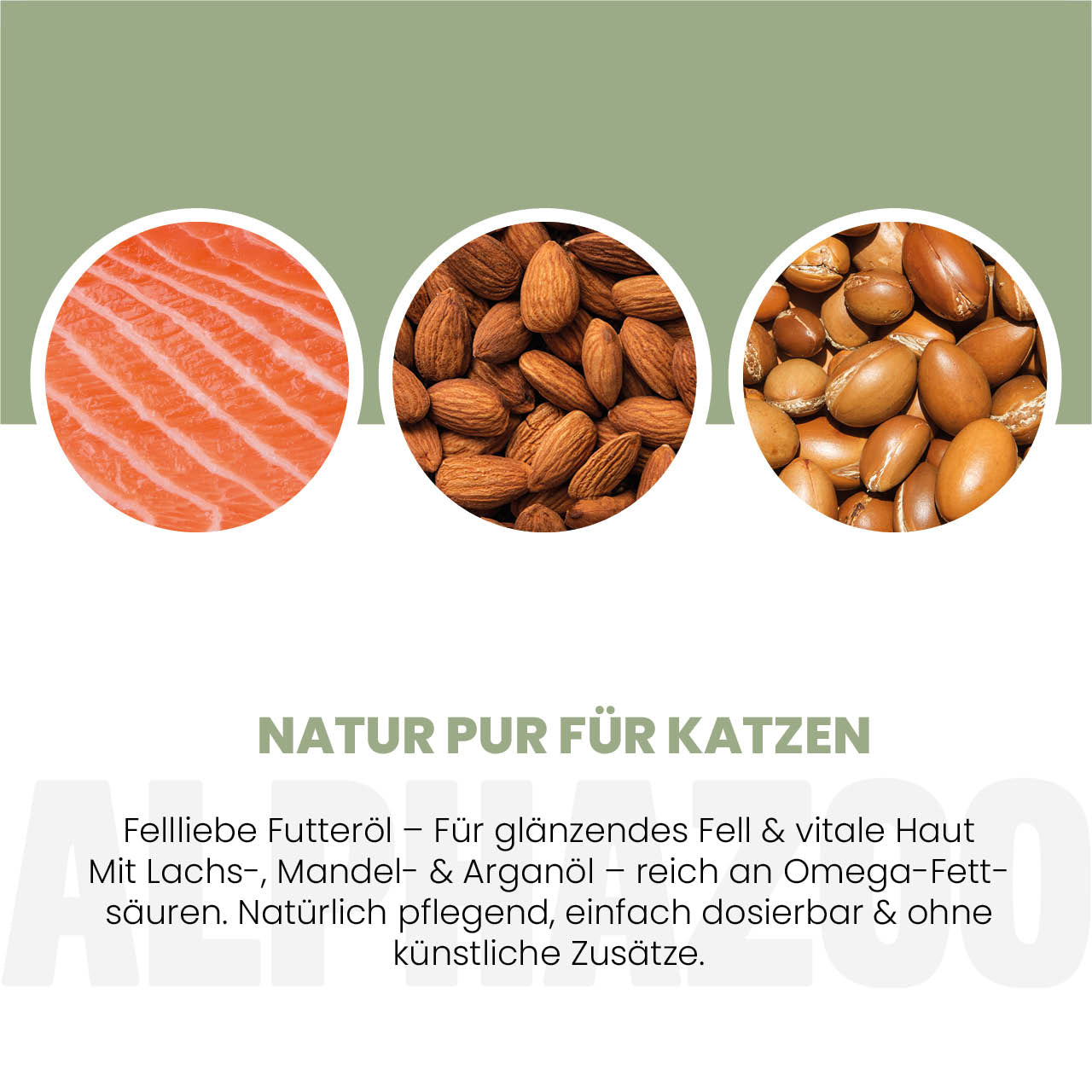 Fellliebe Futteröl für Katzen – Lachs, Mandel & Argan kaltgepresst
