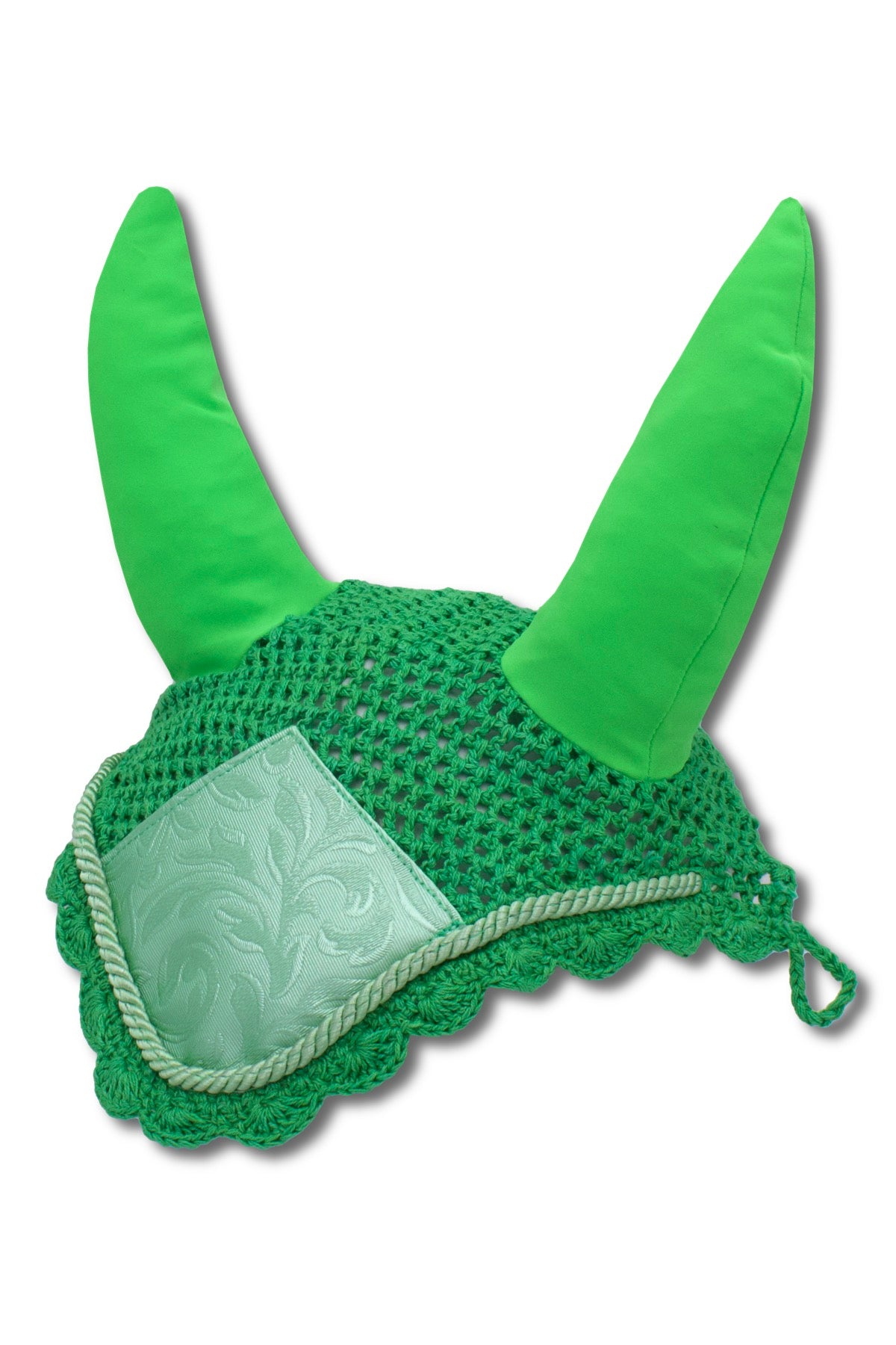 Fliegenmütze flower, Fliegenhaube light green