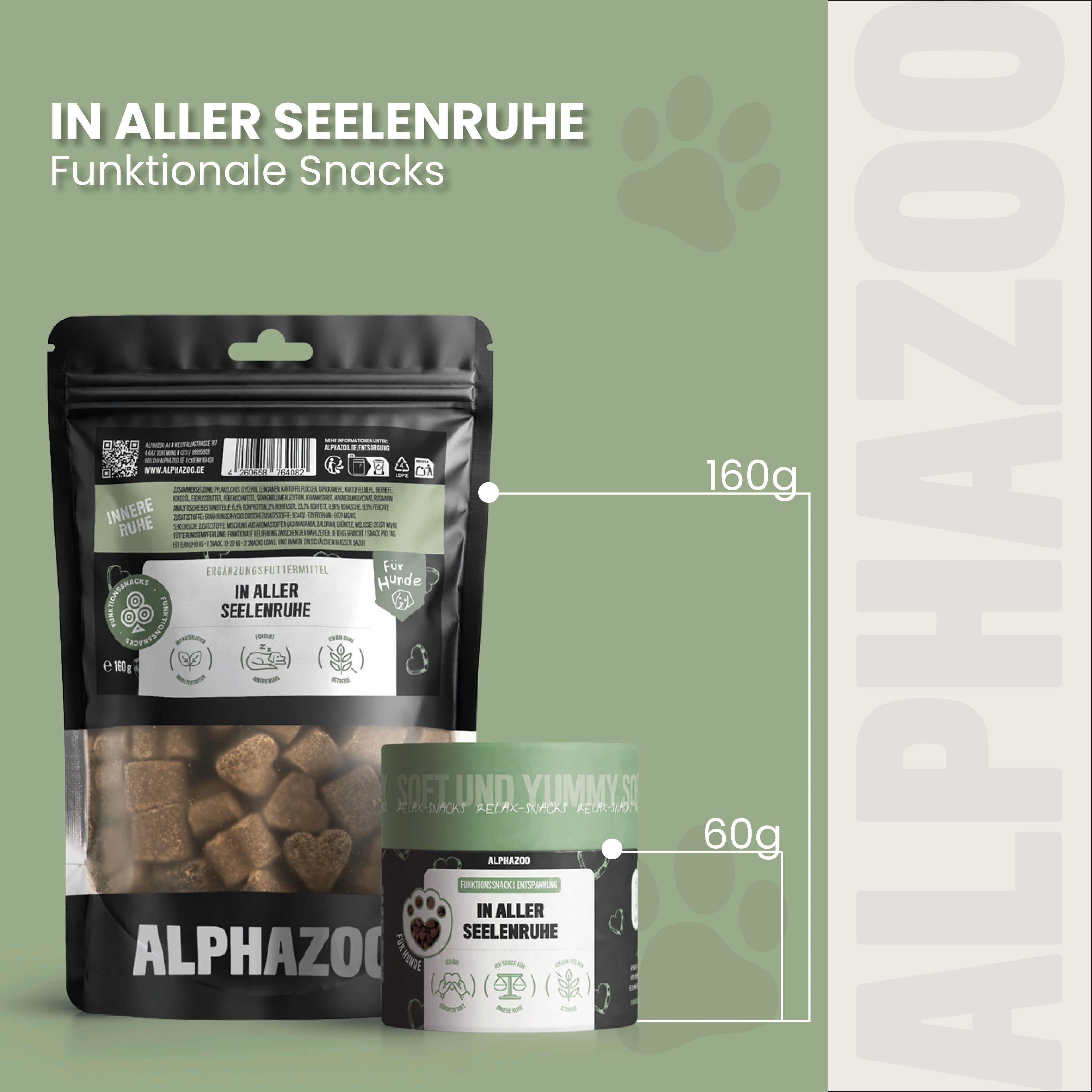 In Aller Seelenruhe – Beruhigungssnack für Hunde mit Baldrian, Ashwagandha & L-Tryptophan