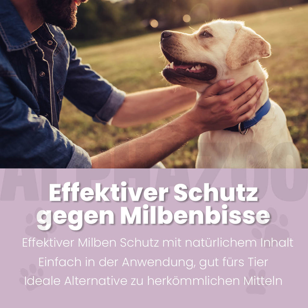 MilbHunter Milbenspray für Hunde – pflanzlich mit Geraniol & Zitronen-Eukalyptus