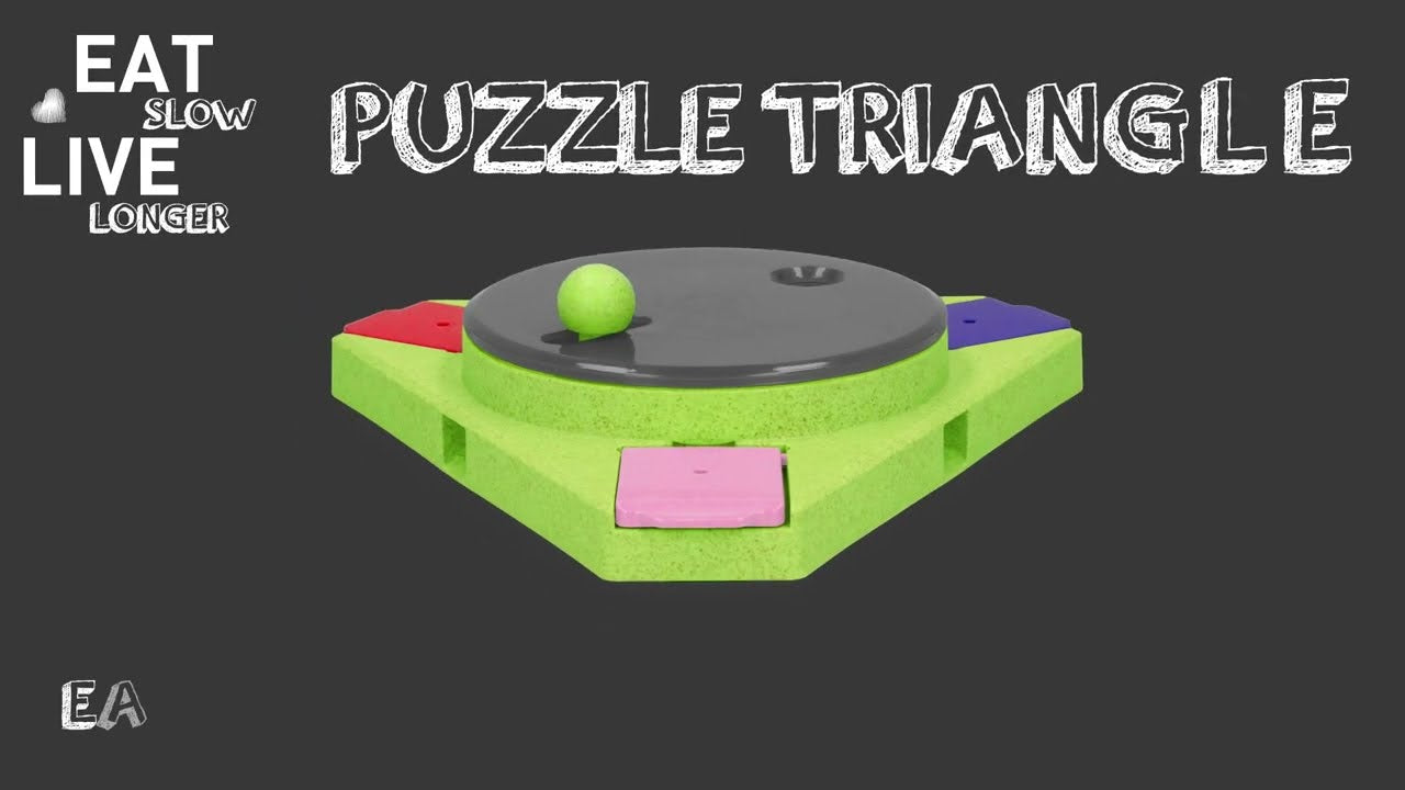 Eat Slow Live Longer Puzzle Triangle