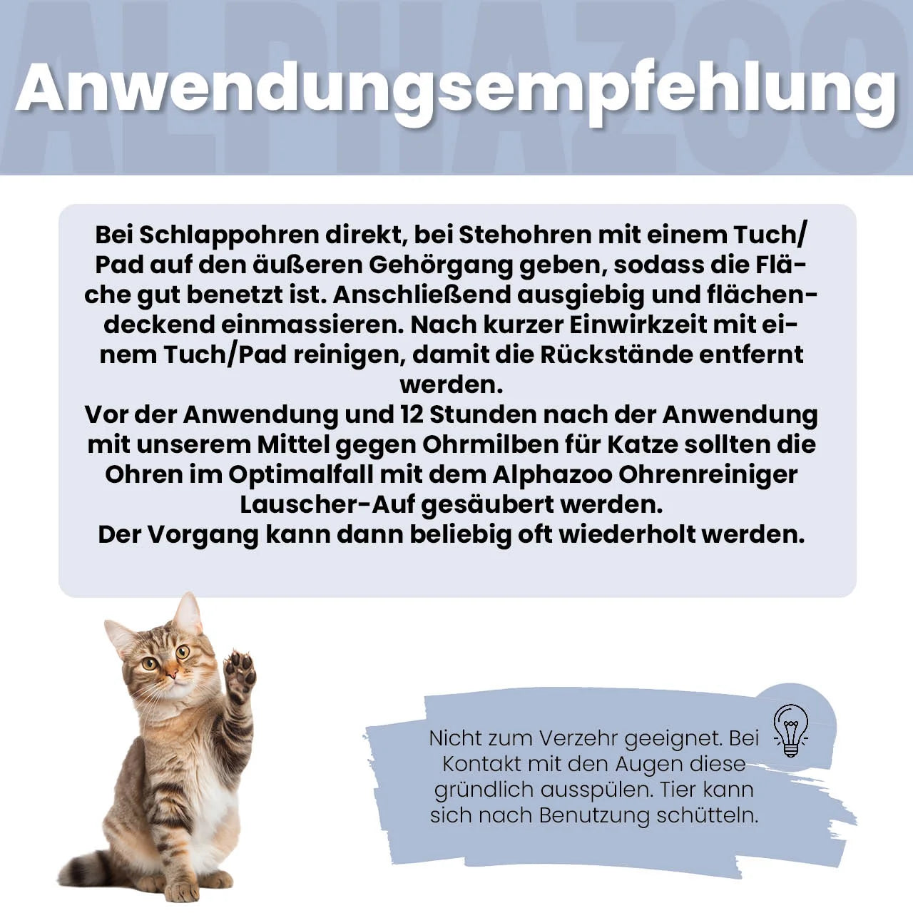 Ohrmilbenöl für Katzen – mit Calendula & Aloe Vera, sanft & pflegend