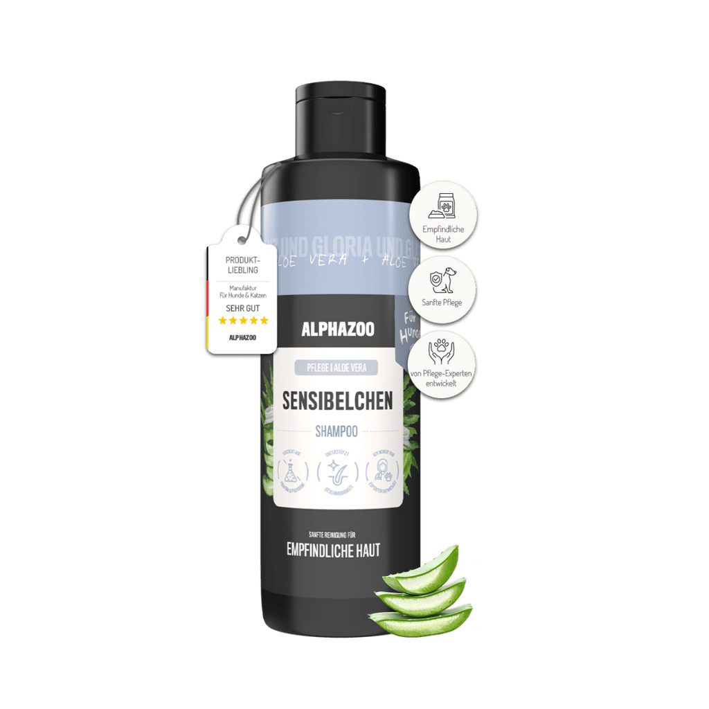 Sensibelchen Shampoo für Hunde – mit Aloe Vera, parabenfrei & silikonfrei