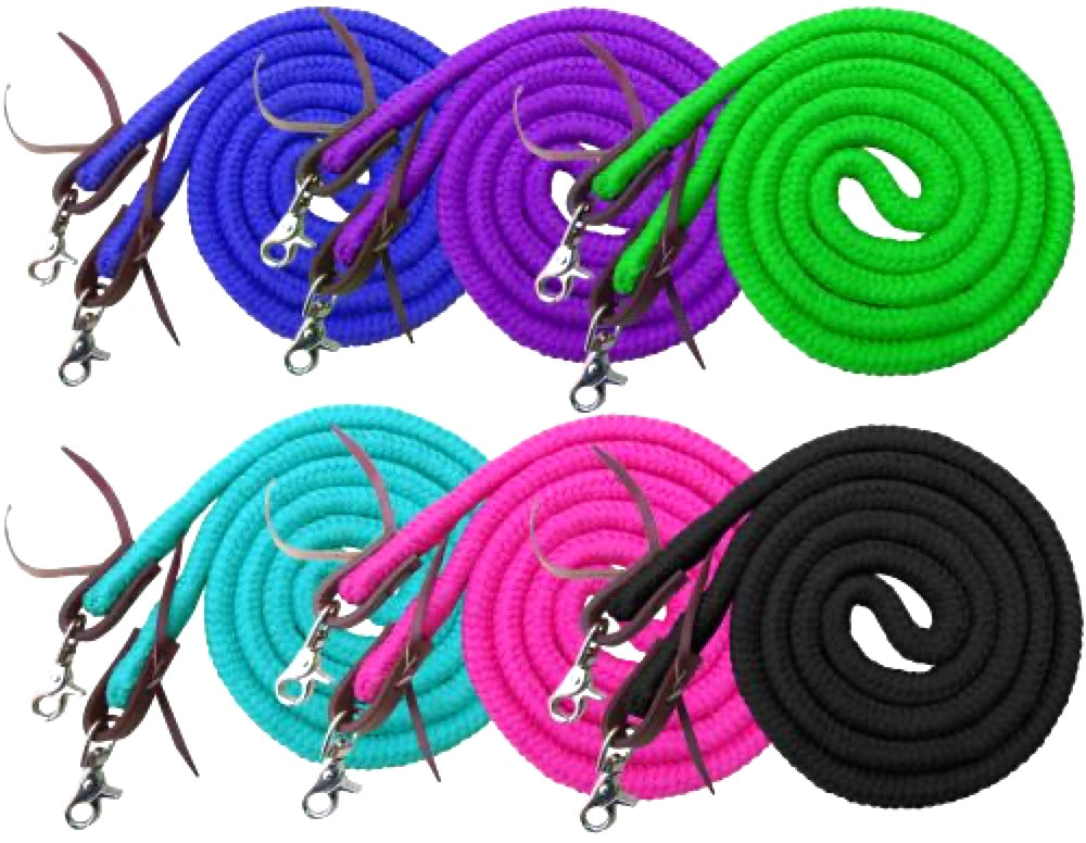 Baumwollzügel geschlossen, Länge 3,1 Meter, grün,